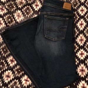 American eagle artist flare jeans